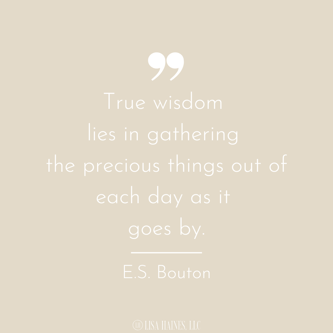E.S. Bouton Quote