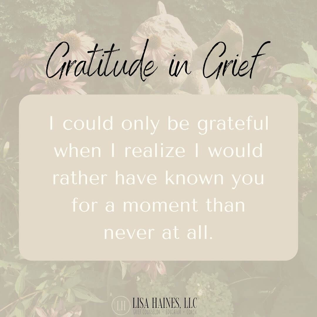 Gratitude in Grief 8:25