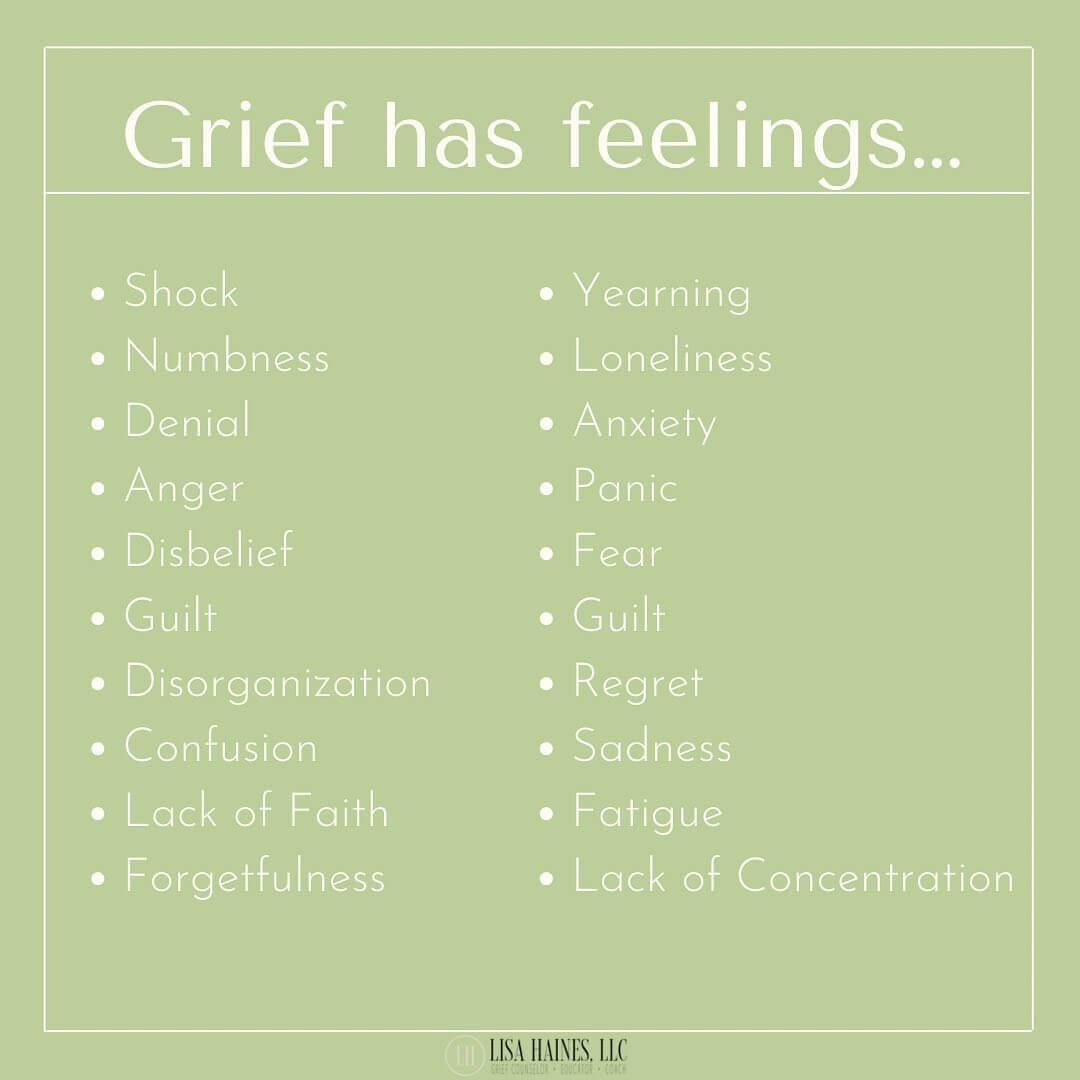 Grief has feelings 9:15
