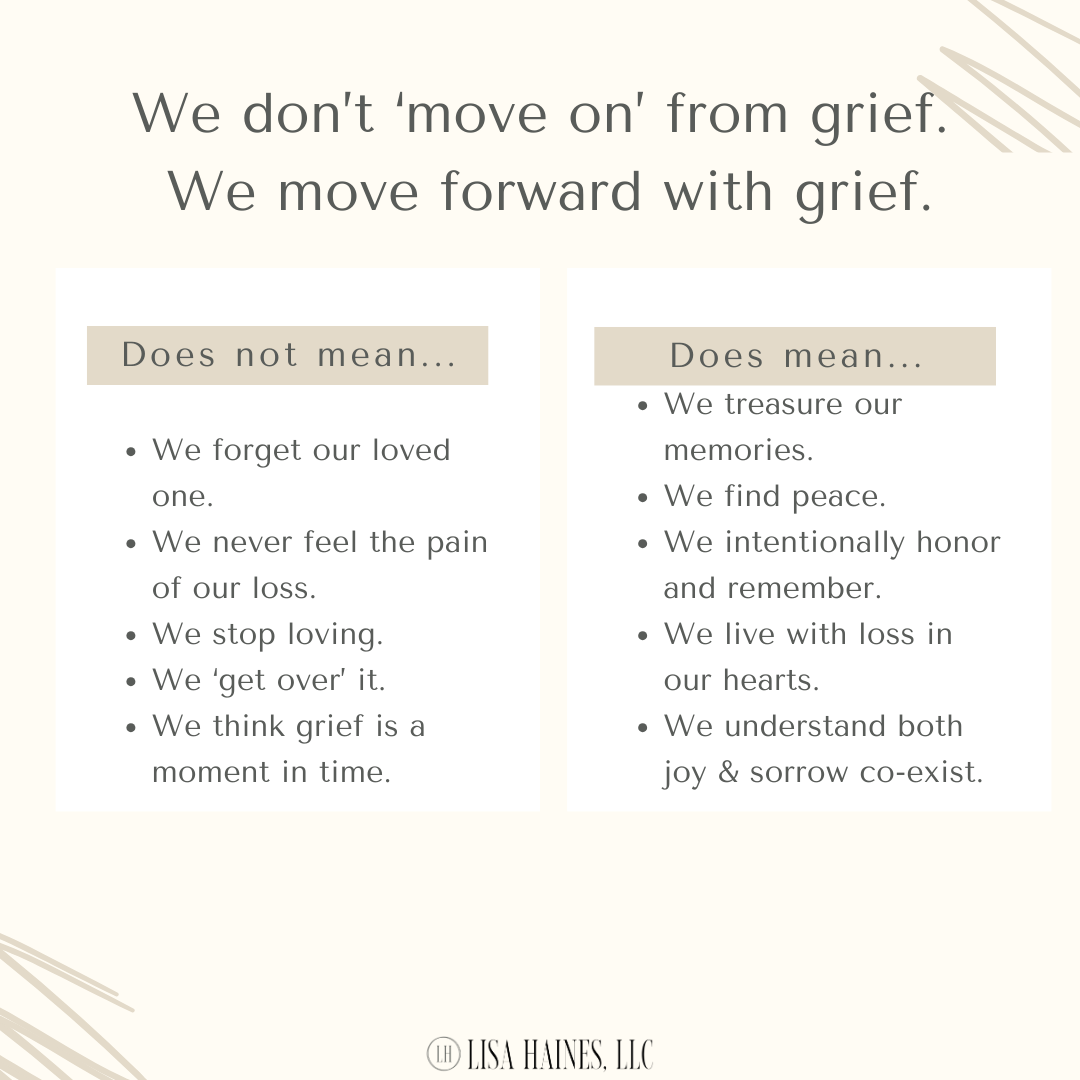 Move on from grief