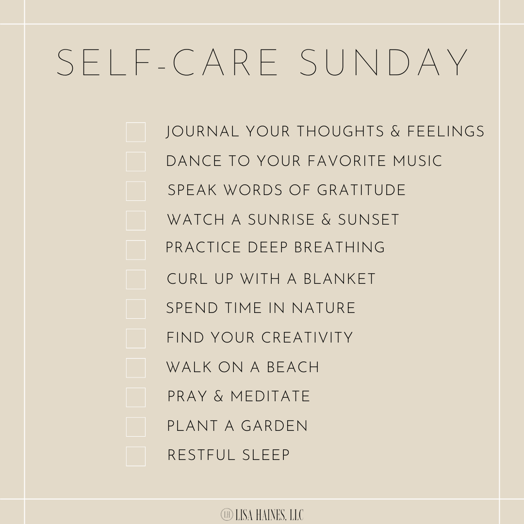 Self Care Sunday 728