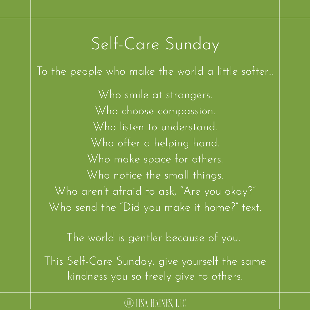 Self-Care Sunday 89