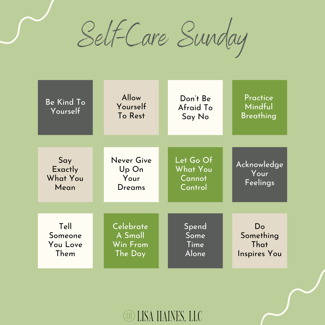 Self-Care SundayBe Kind To Yourself