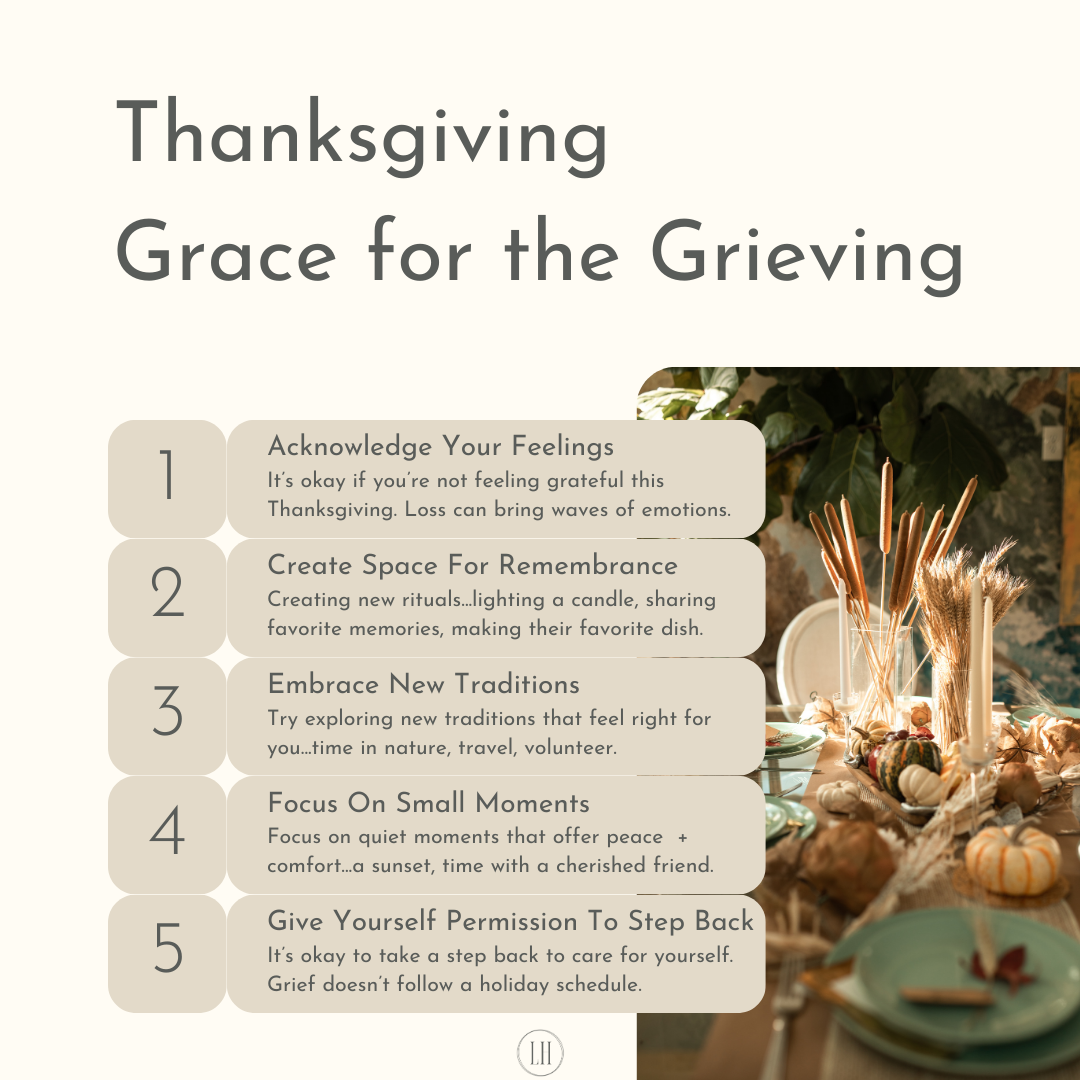 Thanksgiving Grace for the Grieving