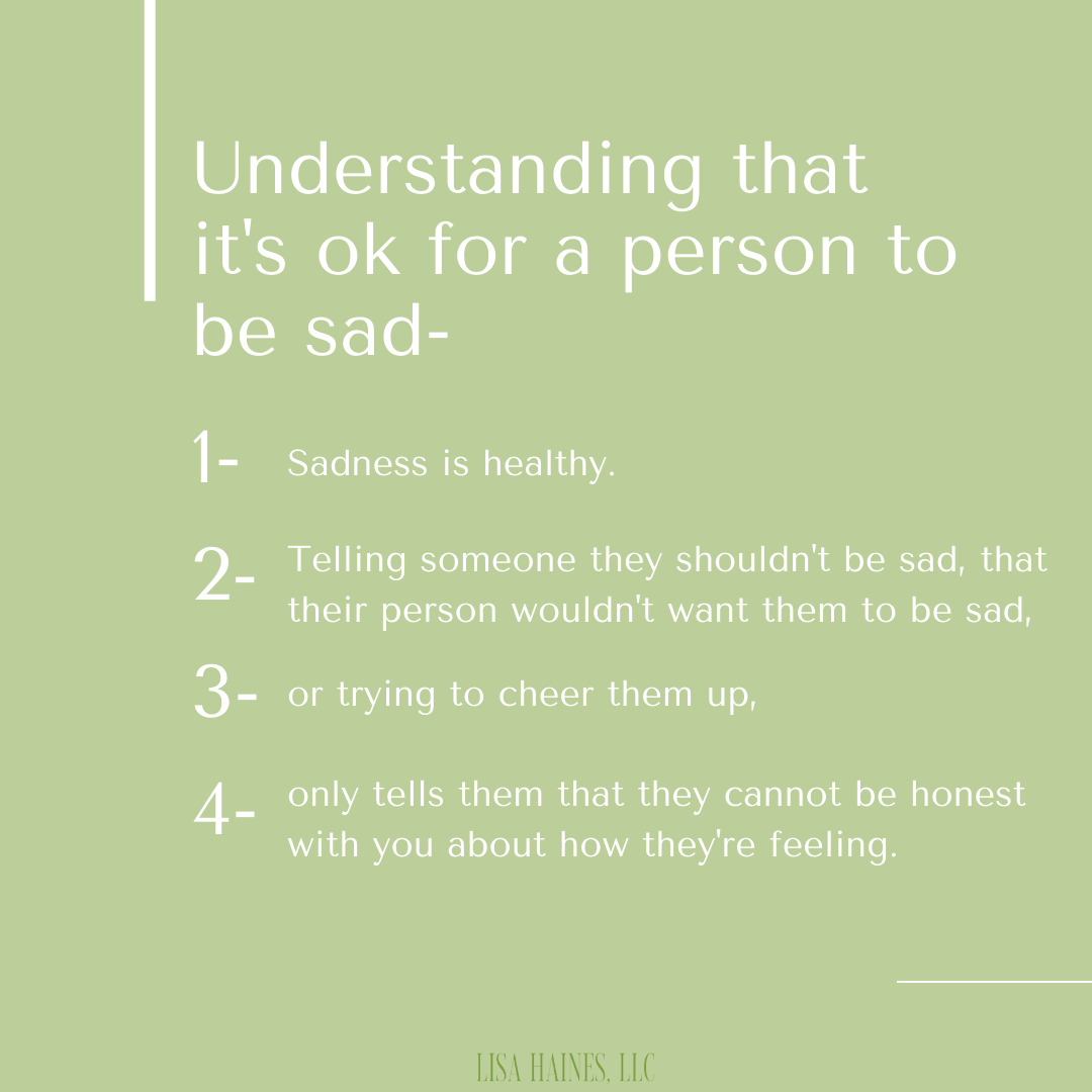 Understanding that it's ok for a person to be sad 83