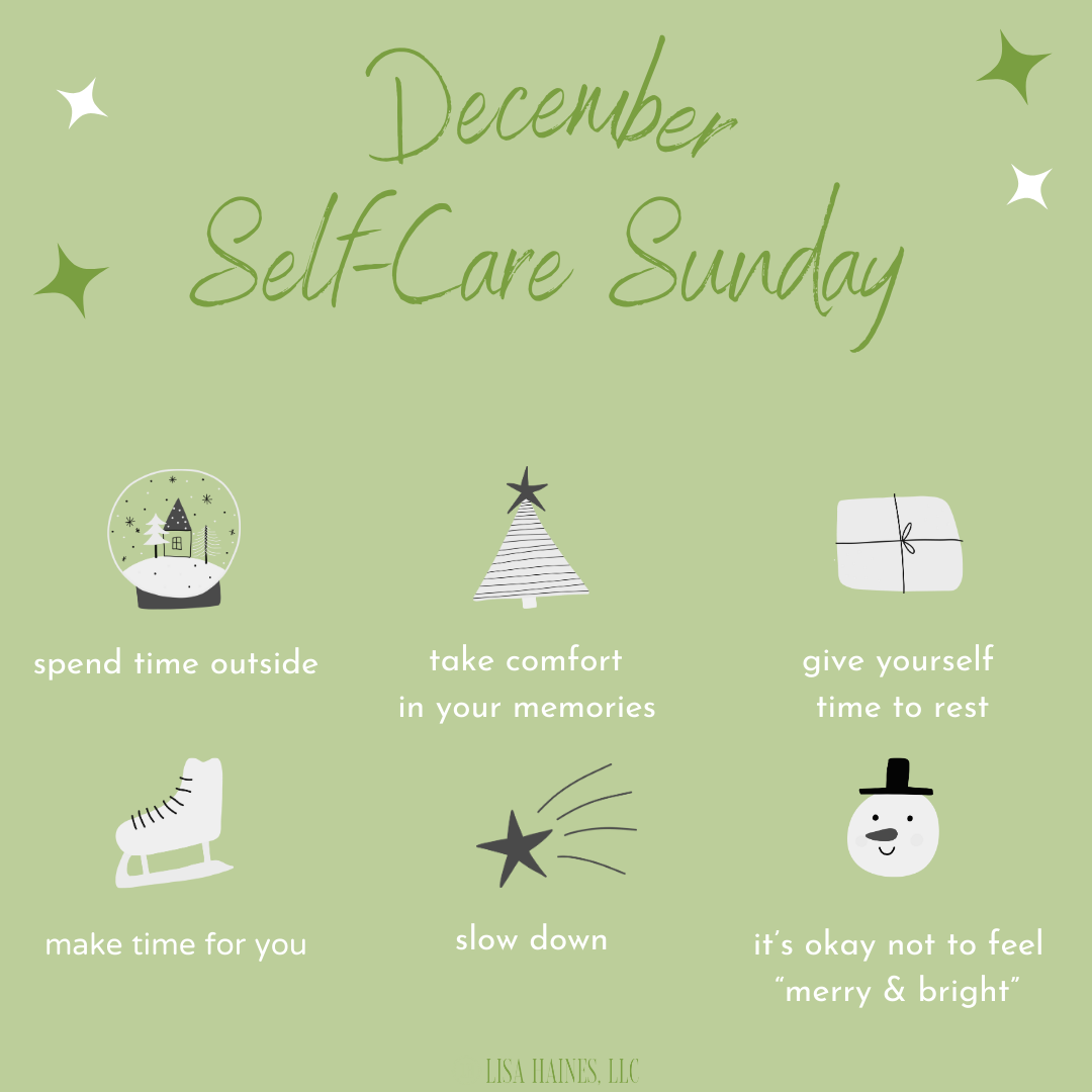december self care sunday 123
